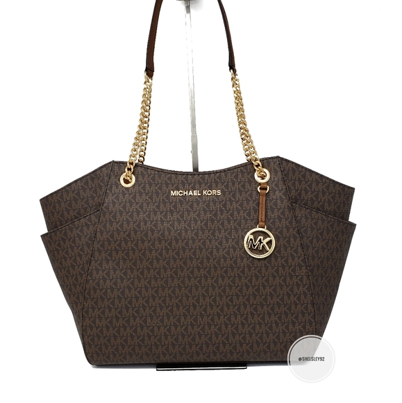 Michael Kors Handbags - Michael Kors Jet Set Shoulder Bag Brown